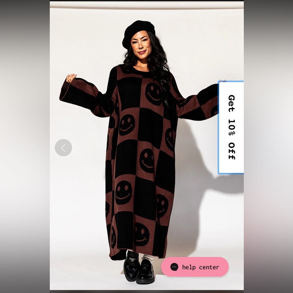 Dressed in Lala Oversized Sweater Dress S/M